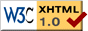  Valid XHTML 1.0 Transitional 